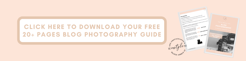 photography guide for bloggers